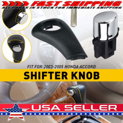 #ad #ad Shifter Handle Button Knob Side Plate for Honda Accord DX LX EX EXL 2003 2005 $12.99