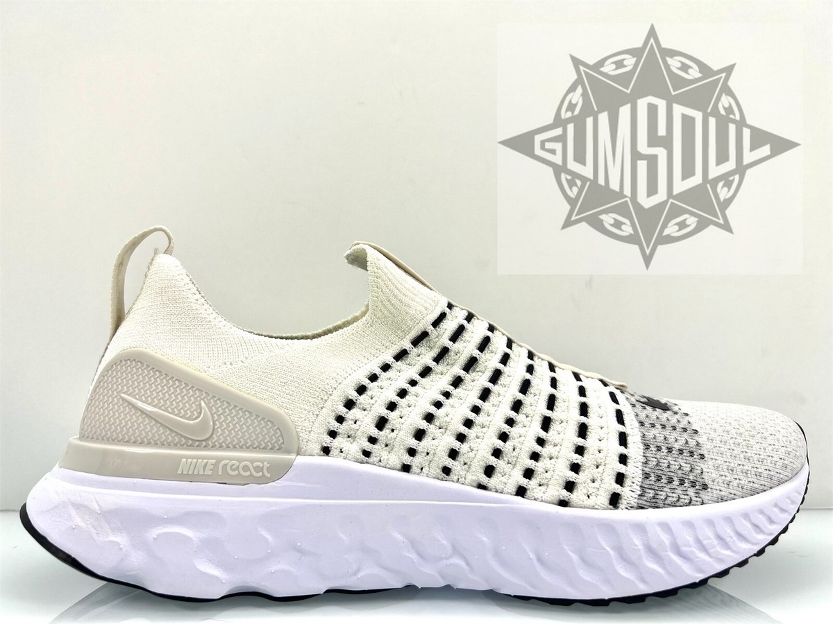 NIKE REACT PHANTOM RUN FK 2 FLYKNIT SAIL WHITE BLACK BONE DV2139