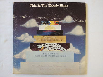 Moody Blues - This is the Moody Blues 2LP 1974 Threshold 2 THS 12/13 VG 