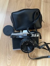 Vintage Seville Super SW 500 50mm Camera with strap and Case - Not Tested