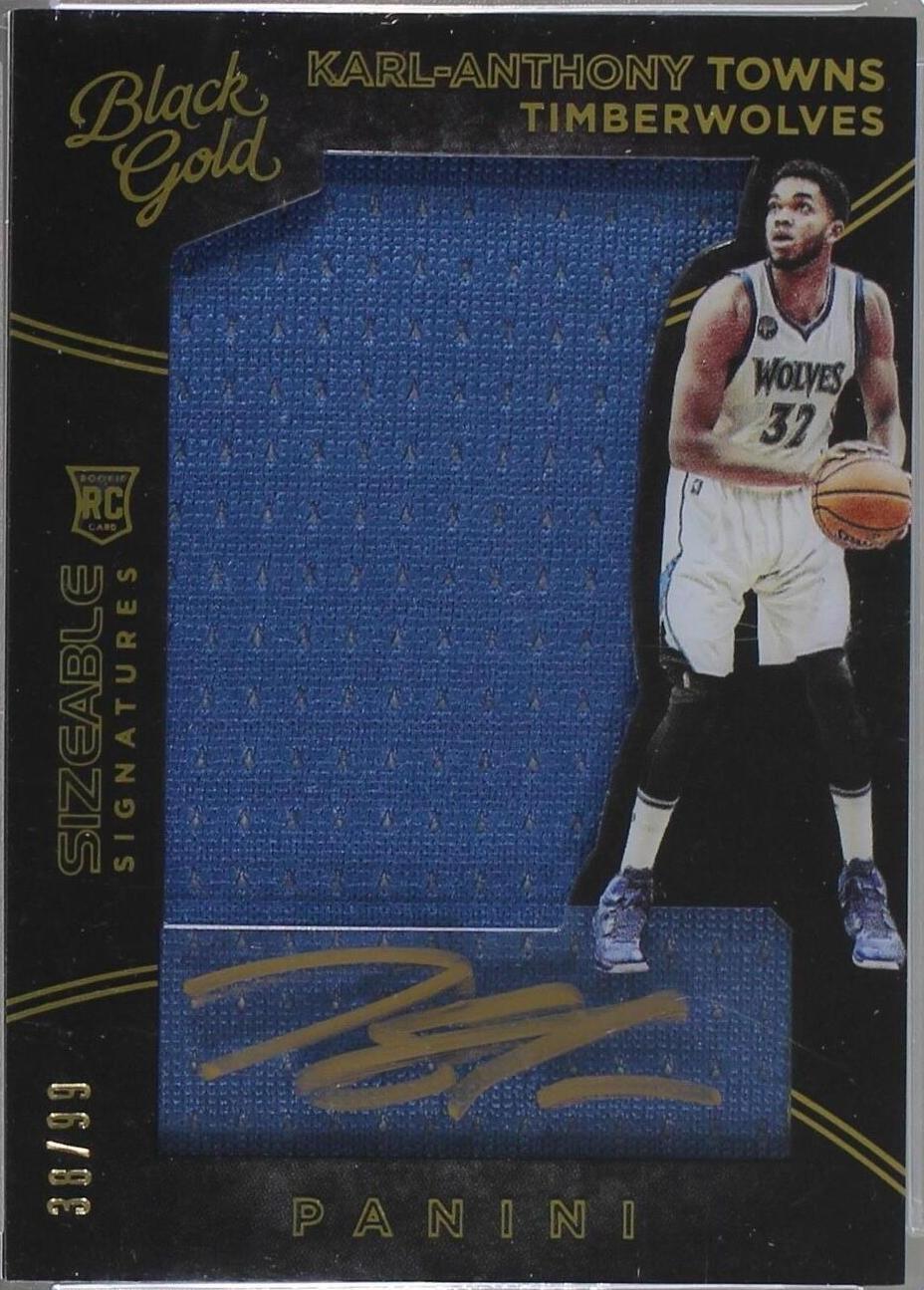 2015-16 Panini Black Gold - Karl-Anthony Towns #RSS-KT for sale | eBay