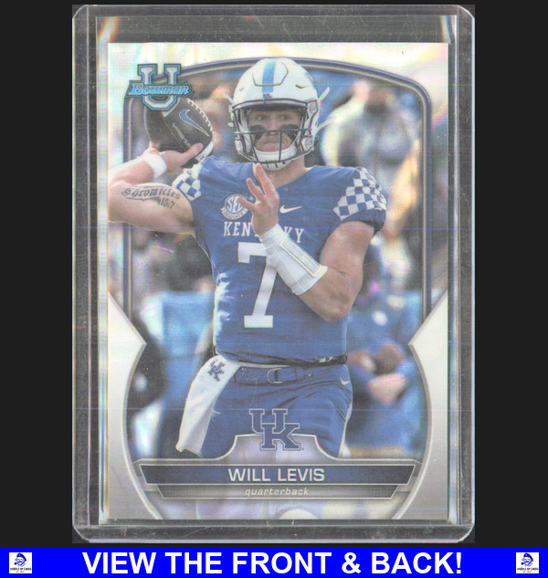 Will Levis 2022 Bowman U Chrome Lava Refractor /100 KY Wildcats 5
