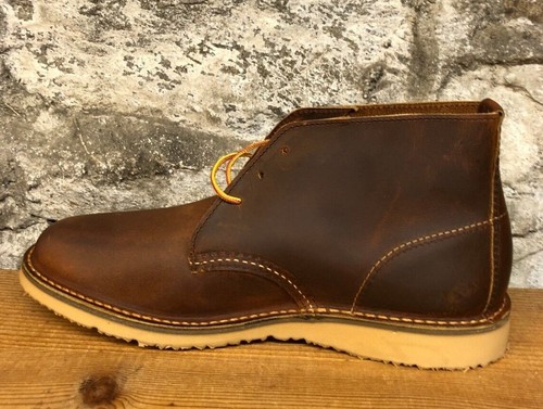 RED WING WEEKENDER CHUKKA MEN'S CHUKKA IN COPPER ROUGH & TOUGH LEATHER 3322 NIB - Picture 3 of 6