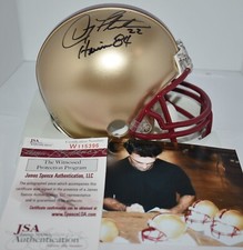 DOUG FLUTIE AUTOGRAPHED MINI HELMET BOSTON COLLEGE HEISMAN 1984 JSA