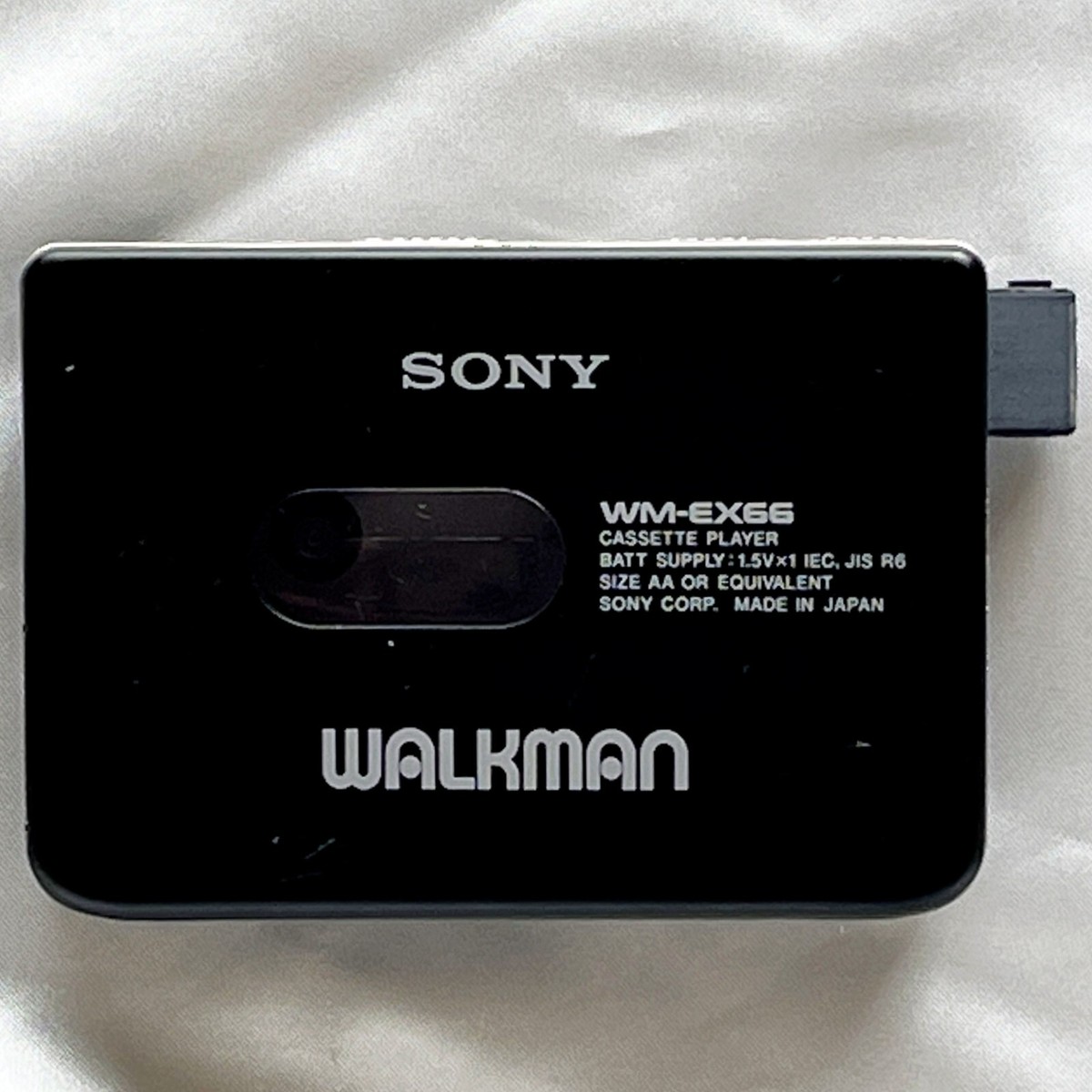 SONY WM-EX66 1992 Walkman W/Plug adapter Cassette Player Made in