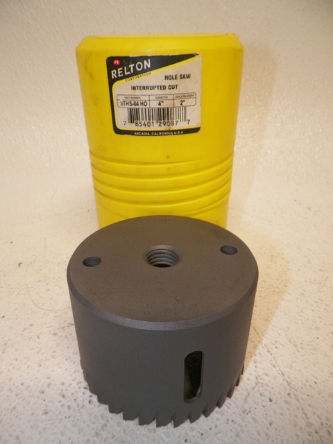 Relton Hole Saw Interrupted Cut DIA. 4 