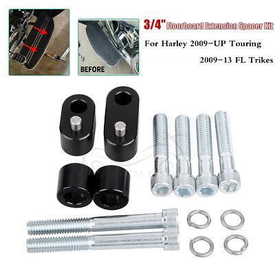 Kit Extension Béquille Latérale Pour Moto Harley Touring 1991-2021 – Road King, Street Glide, Electra Glide… (chrome) - 13
