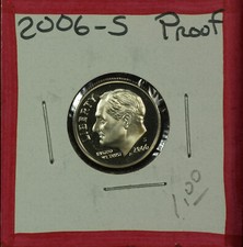 Roosevelt Proof Clad Dime. 2006 S . Gem Proof Uncirculated. Lot #18
