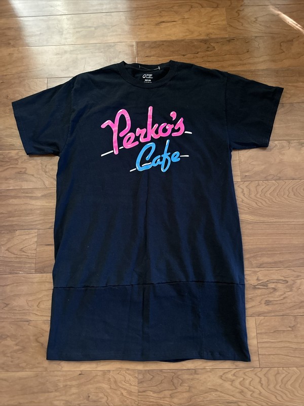 Perko’s Cafe T -Shirt Dress Top Size Large Rare Find