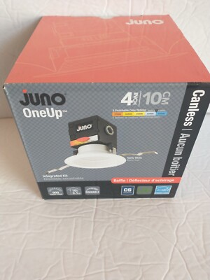 Lot 2 Juno One-up 4'' Canless Switchable Color Option  Integrated Kit 900 Lumen