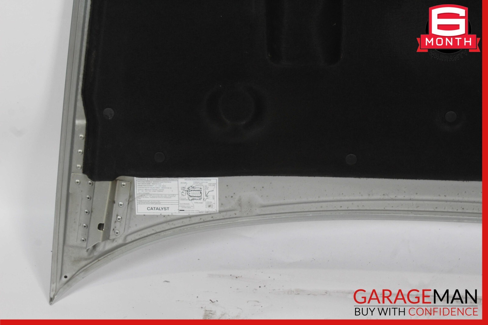06-08 MASERATI QUATTROPORTE M139 FRONT HOOD BONNET SHELL WHITE