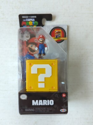 Super Mario Bros. Movie 1  Mario Mini Figure Jakks Nintendo New