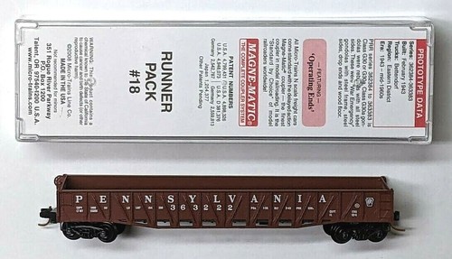MTL Micro-Trains 06251070 Pennsylvania Railroad PRR 363222 50 pies góndola | Zustand: New