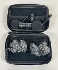 Movo DoubleMic V2 Dual Shotgun Microphone 3.5mm Jack with Case for Camera
