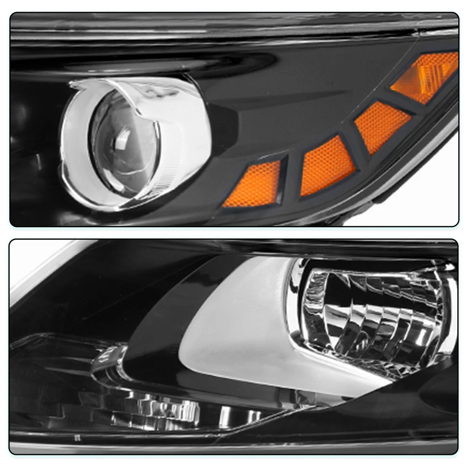 Faro halógeno negro del lado izquierdo del conductor para Kia Optima 2011 2012 2013 Foto 4 de 4