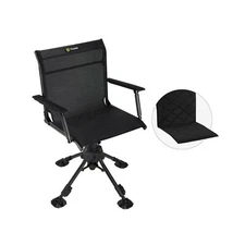 TIDEWE Hunting Chair with Seat Cover, 360 Degree Silent Swivel Blind Folding ...