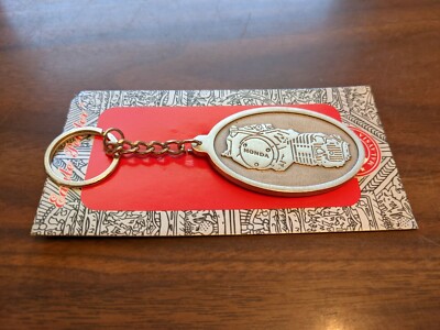 BRAND NEW 97% Eagle Pewter HICOM HONDA Etched Motor Keychain Men's Auto Gift