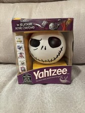 2009 Hasbro Tim Burton s The Nightmare Before Christmas Yahtzee Game New Sealed