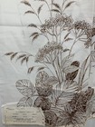 Vintage Mid Century Modern WEST GERMAN 70s Retro Fabric Flower Floral Sheer MCM — photo 5
