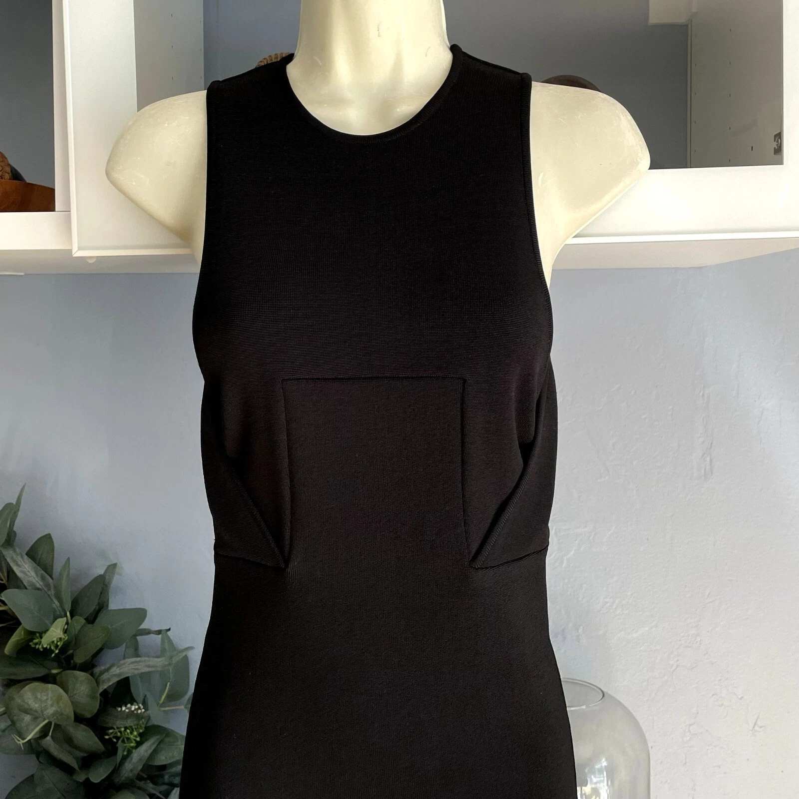 ALEXANDER WANG Mini Abito Bodycon Fascia Senza Maniche XS