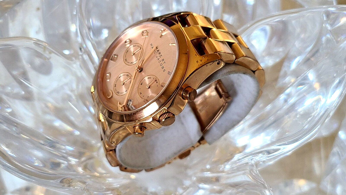 Marc by Marc Jacobs Women's Rose Gold Stainless Steel Chronograph