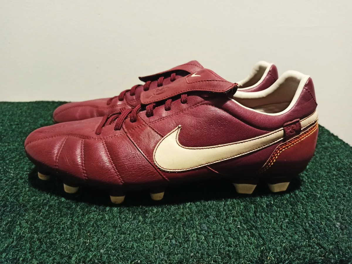 ex reducir Amasar NIKE TIEMPO R10 RONALDINHO RED FOOTBALL BOOTS - SIZE US 12, EU 46 | eBay