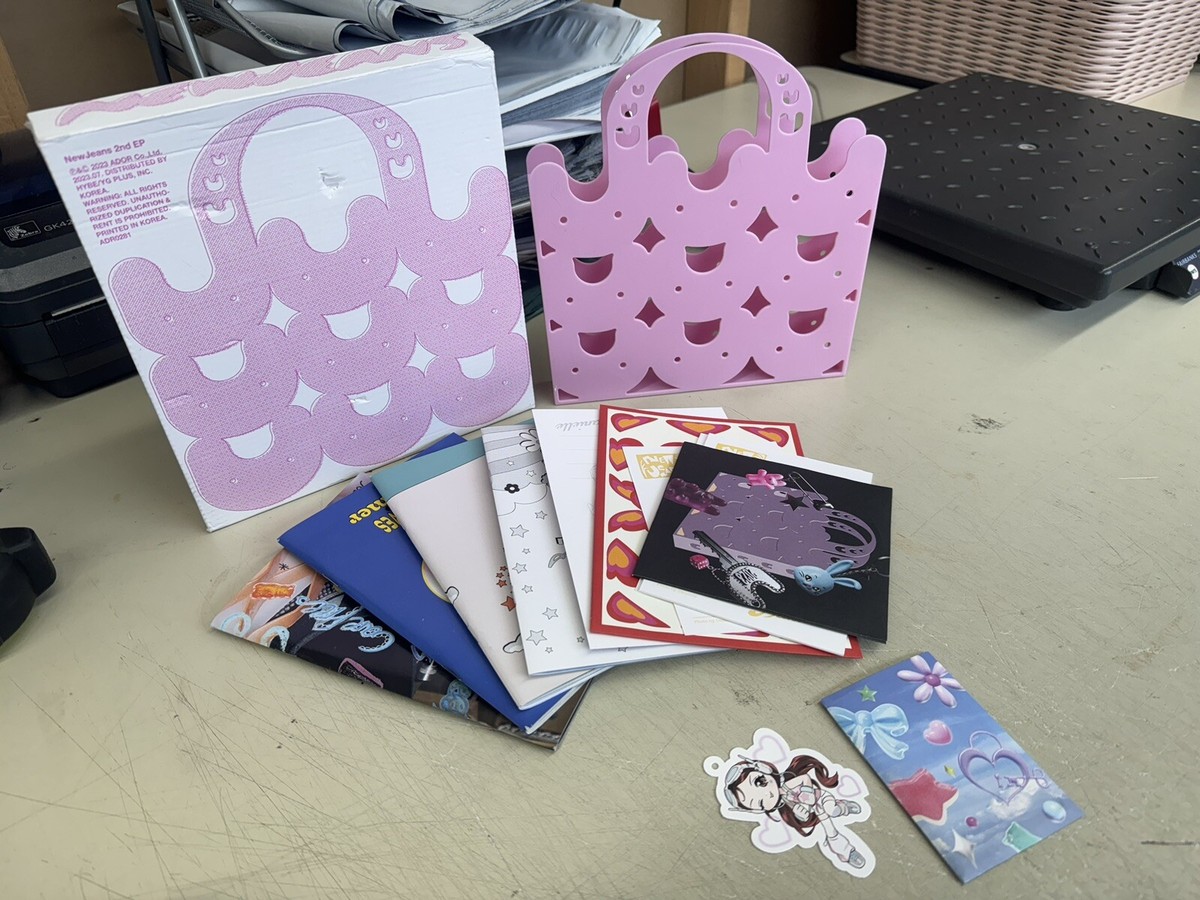 NewJeans 2nd EP Album [Get Up] Bunny Beach Bag PINK CD+Bag+P.Book+