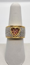 925 Sterling Silver Ruby Ring Size 7.5