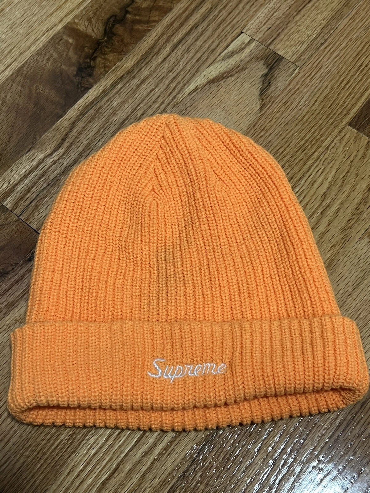 SUPREME LOOSE GAUGE BEANIE FW21 SEMAINE LUMIÈRE NON ORANGE AUTHENTIQUE