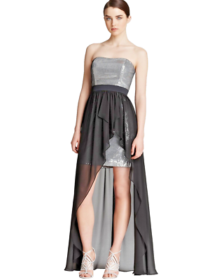 green emerald velvet dress Gray Sweetheart Neck A Line Lace Long Prom Dress, Gray Formal Dress US 6 / Custom Color main image 1