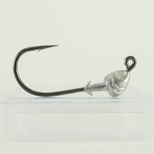 (25 Pack) FISH HEAD JIGHEAD - 1/4 oz - Mustad 2x Strong Wide Gap 4/0 Hook 