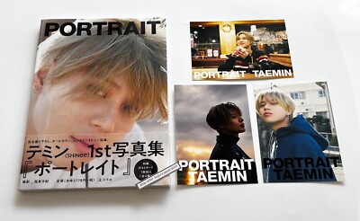 SHINee TAEMIN PORTRAIT 1st Photobook New Sealed + Postcard SHINee TAEMIN PORTRAIT 1st Photobook New Sealed + Postcard