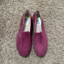 Paul Green Selby Womens Sz US 7.5 UK 5 Shoes Loafer Space Suede Pink