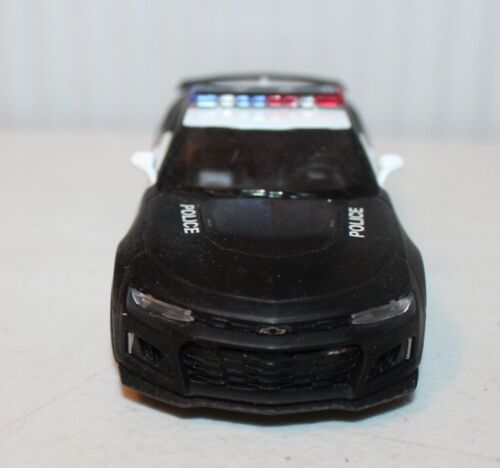 2017 Chevrolet Camaro ZL1 Police Diecast Toy Car 1:38 Kinsmart - Picture 2 of 4