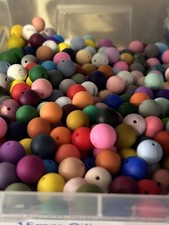 Silicone Beads for Keychain Making 15mm Silicone Beads Bulk 200 Count 