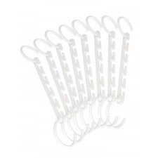 8 X Appendi Grucce Abiti Camicie E Pantaloni Stampella Salva Spazio Per Armadio