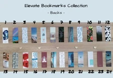NEW 24 Pack Design Inspirational Laminated Double-sided Bookmarks with Quotes