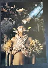 art postcard gallery invitation photography 2000 Antonio Mari Yanomami Amazon