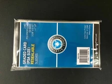 PSA Sleeves Graded Card Sleeves 100 Perfect Snug Fit for PSA Slabs Resealable