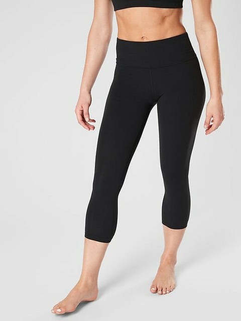 Athleta Elation Capri Tight Leggings Medium Black 353805 Hbx2 for sale online | eBay