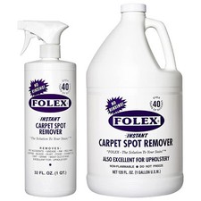 Folex Instant Carpet Spot Remover 32 oz with 128 oz Refill Gallon 1.25 per fl oz
