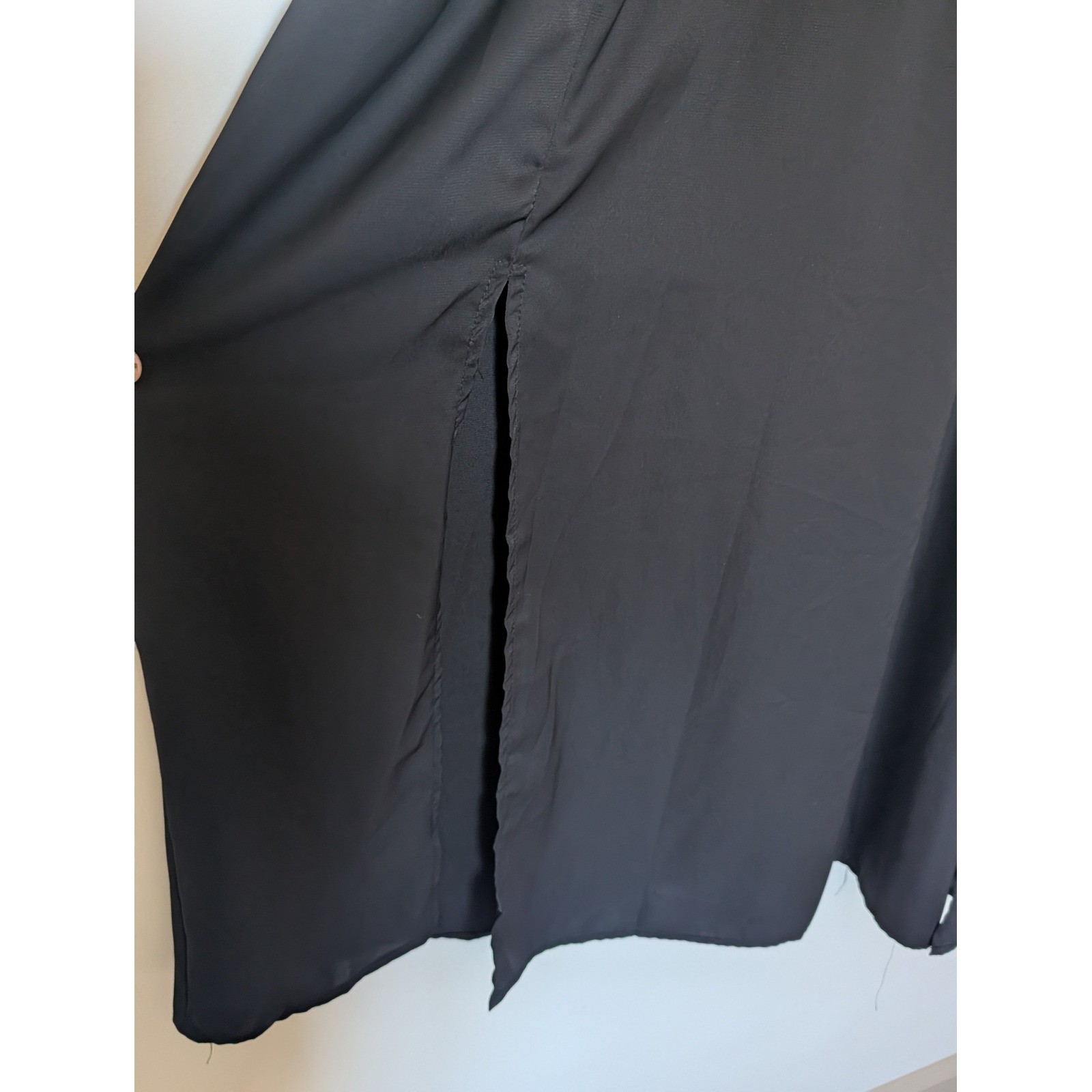 Bloomchic Womens 12 Solid Black Cold Shoulder Lon… - image 6