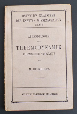 #ad 1902 Thermodynamics by Helmholtz and Planck very early modern physics in German $58.00