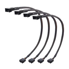 PWM 4 Pin Fan Extension Cable Cable Matters 12 inch 4Pk