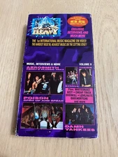 Hard & Heavy Volume 8 Hair Heavy Metal VHS Aerosmith Poison Damn Yankees Ozzy