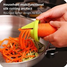 Multifunctional Kitchen Vegetable Spiral Shredder Cutter Grater Rotating Tool-