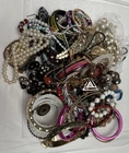 Lot Of Vintage Costume Fashion Jewelry For Crafting Repurposing 2.5lb