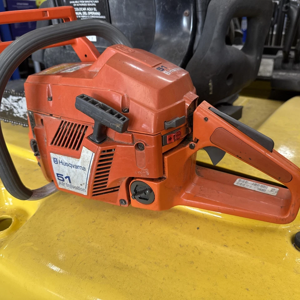 Nice 51cc Husqvarna 51 Chainsaw Runs Good Air Injection Sweden - Image 2 of 4