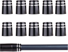 10Pcs/ Pack Custom Black Golf Wood Ferrules .335 .350