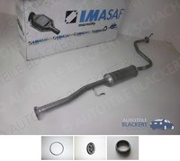 Imasaf Auspuff Mitteltopf MSD für Honda Civic V + Coupe + Hatchback